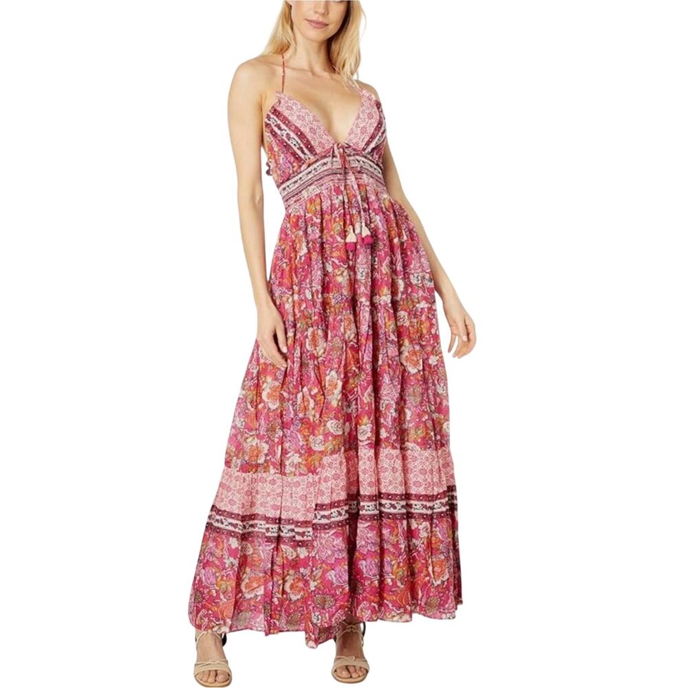 Free People Real Love Cotton Maxi Dress – NWTG – Size XL– Boho Print